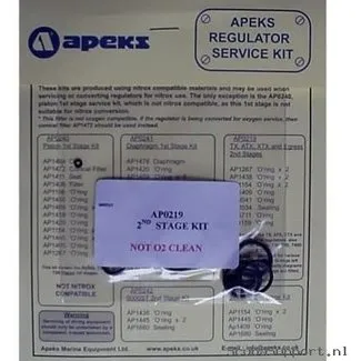 Apeks Service Kit RS135111 Second Stage