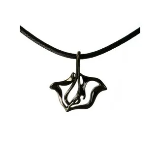 Big Blue by Roland St John Hematite Pendants - "Ray" Stingray