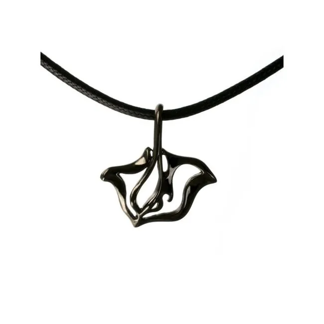 Big Blue by Roland St John Hematite Pendants - "Ray" Stingray
