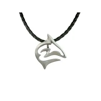 Big Blue by Roland St John Pewter Pendants - "Frenzy" Shark