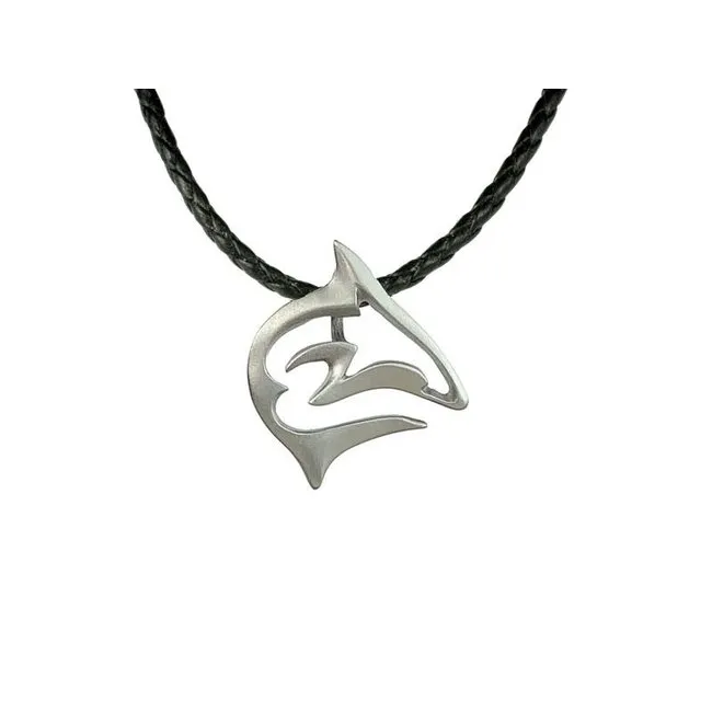Big Blue by Roland St John Pewter Pendants - "Frenzy" Shark