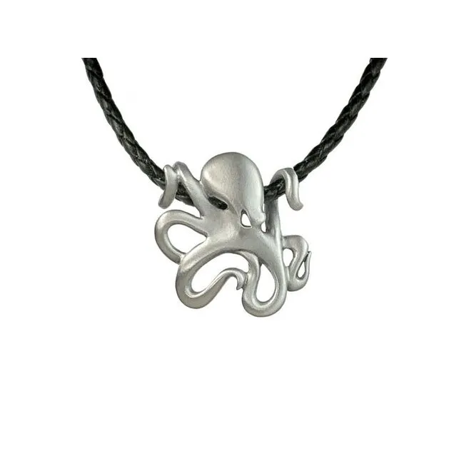 Big Blue by Roland St John Pewter Pendants - "Leggs" Octopus