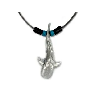 Big Blue by Roland St John Pewter Pendants - Whale Shark