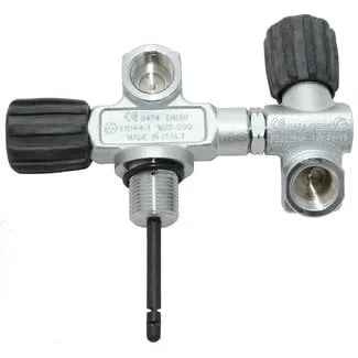 BTS DIN H-valve righthanded P25/M25x2