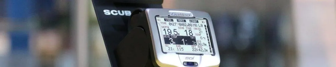 Scubapro Galileo with various accessories