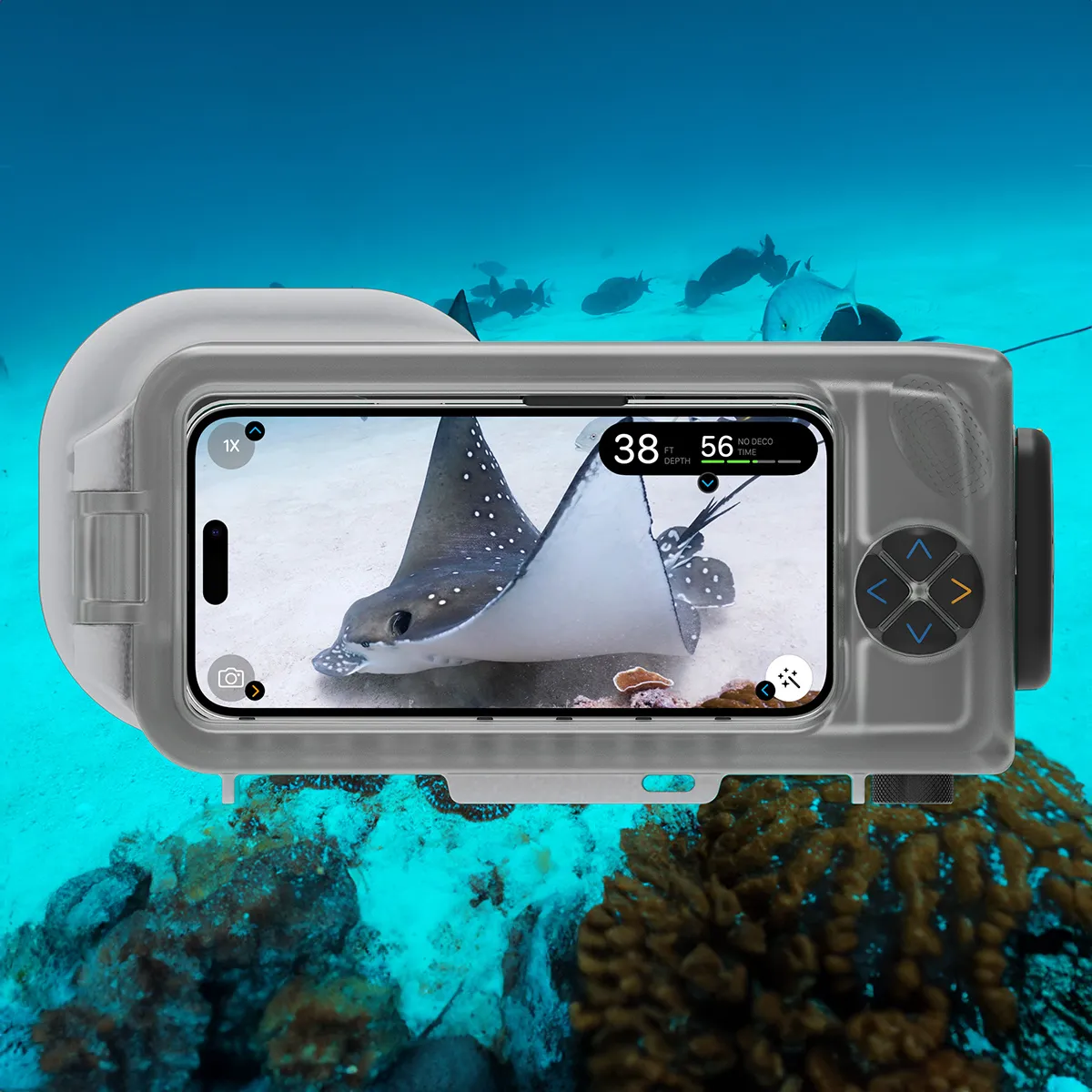 Turn your iPhone into a dive computer with the Oceanic+ Dive Housing