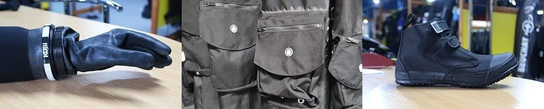 Accessories for dry diving