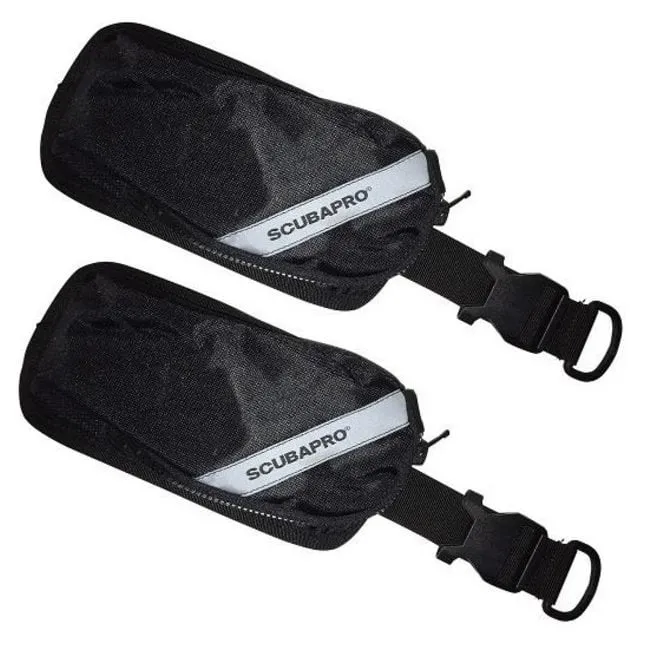 Scubapro Weight Pocket Kit X-one, Go, Bella, Glide, Equator, Seahawk, Hydros pro pair